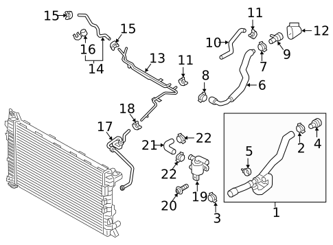 Hoses & Lines for 2016 Audi Q3 #1