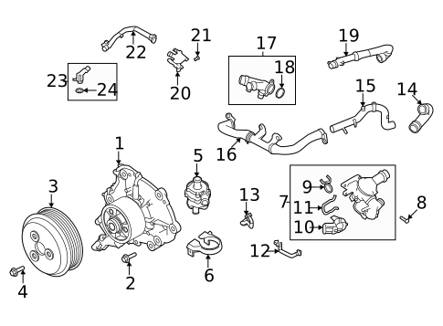 Radiator & Components for 2020 Jaguar XF #3