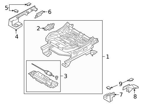 Tracks & Components for 2023 Ford Escape #1