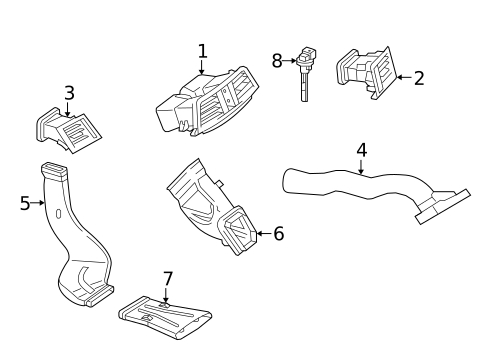 Ducts for 2022 Mercedes-Benz Metris #2