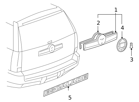 Parking Aid for 2012 Cadillac Escalade #2