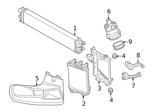 Intercooler for 2010 Audi S4 #1