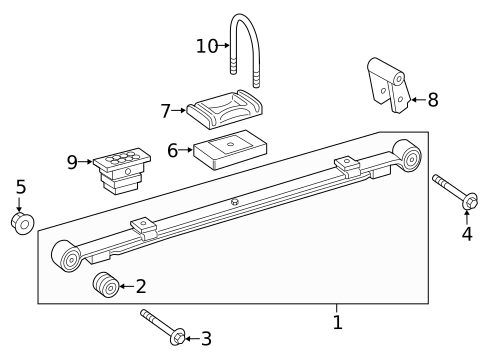Rear Suspension for 2021 Mercedes-Benz Sprinter 1500 #0