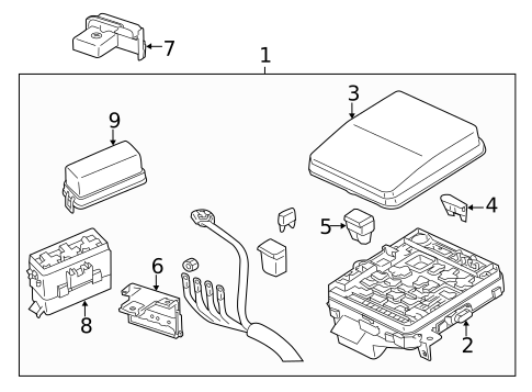 Fuse & Relay for 2009 Mitsubishi Lancer #0