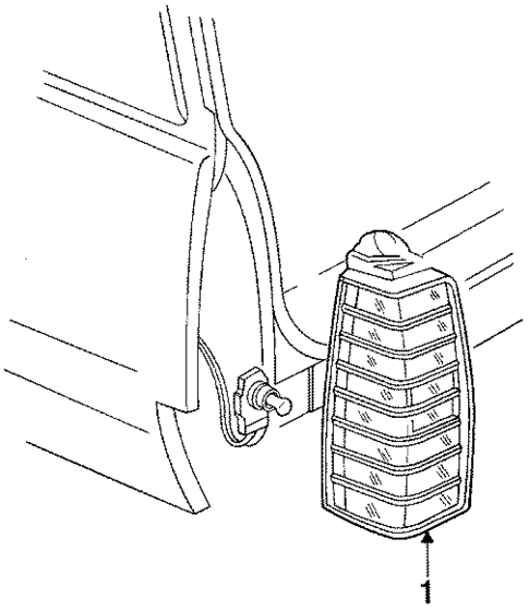 Tail Lamps for 1986 Chevrolet Cavalier #2