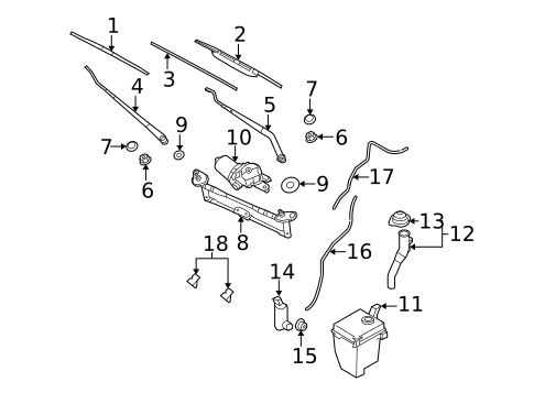 Wipers for 2014 Hyundai Accent #1