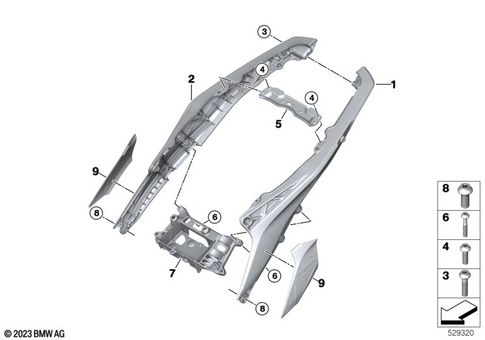 Motorcycle Frame for 2026 BMW-Motorrad R 1300 R #0