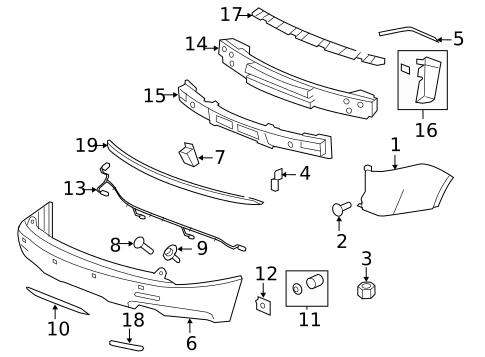 Parking Aid for 2008 GMC Acadia #1