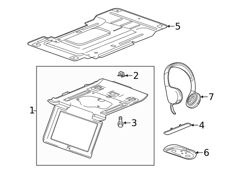 Entertainment System Components for 2018 GMC Yukon XL #0