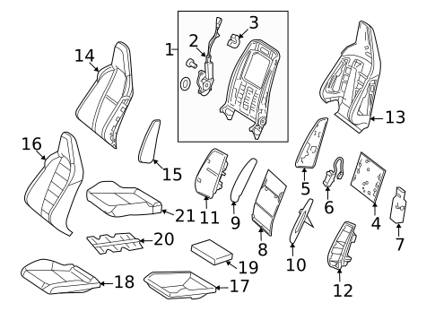 Power Seats for 2010 Mercedes-Benz C63 AMG #2