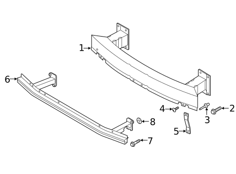 Bumper & Components - Front for 2020 Audi e-tron Sportback #1