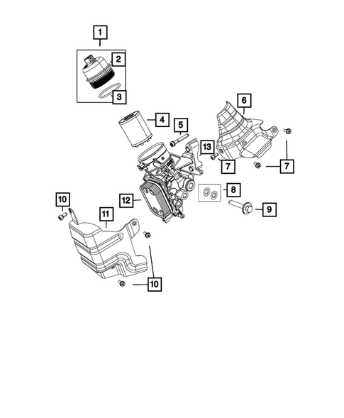 Engine Oiling, Oil Pan and Indicator (Dipstick) for 2017 Fiat 500 #2