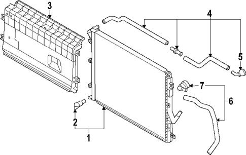 Radiator & Components for 2023 Genesis Electrified GV70 #1
