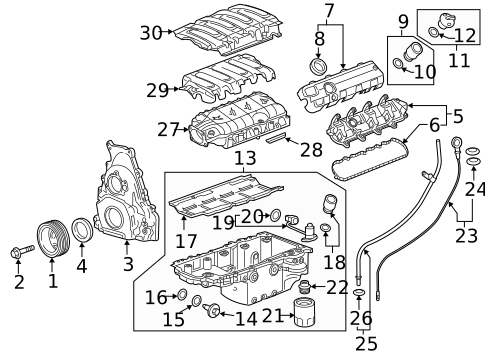Engine Parts for 2022 Chevrolet Suburban #19