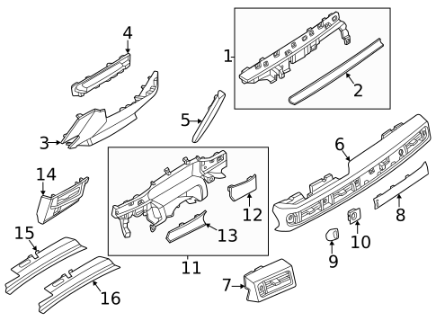 Instrument Panel Components for 2023 Lincoln Nautilus #0