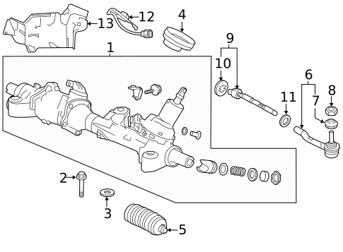 Steering Gear & Linkage for 2016 Honda Accord #2