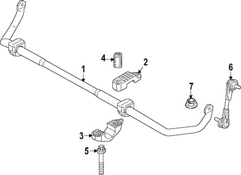 Stabilizer Bar & Components for 2024 BMW i5 #1