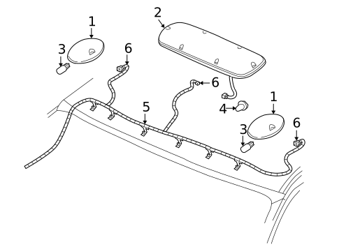 Roof Lamps for 2019 Chevrolet Silverado 1500 #0