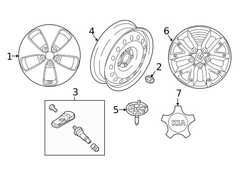 Wheels for 2018 Kia Soul EV #1