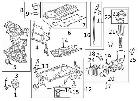 Gaskets & Sealing Systems for 2021 Chevrolet Trax #0