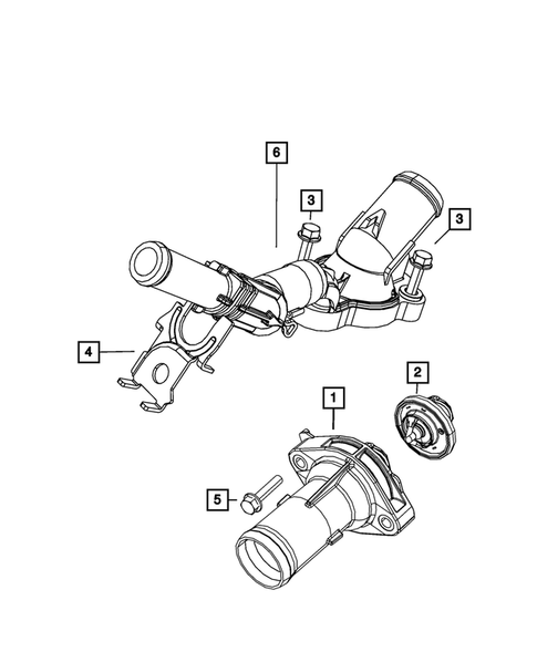 Water Pump and Related Parts for 2010 Chrysler Sebring #3