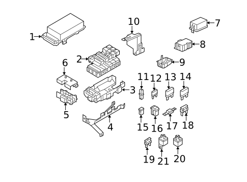 Fuse & Relay for 2014 Ford Transit Connect #1