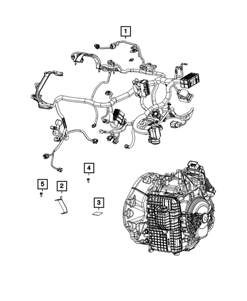 Wiring, Powertrain for 2020 Jeep Cherokee #5