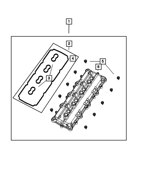 Cylinder Head for 2023 Dodge Durango #1