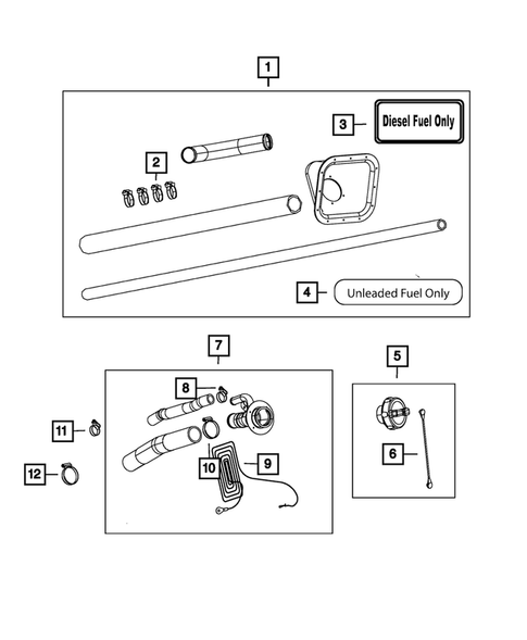 Fuel Tank Filler Tube for 2017 Ram 3500 #1