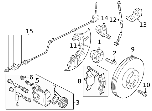 Front Brakes for 2015 Volkswagen Jetta #2