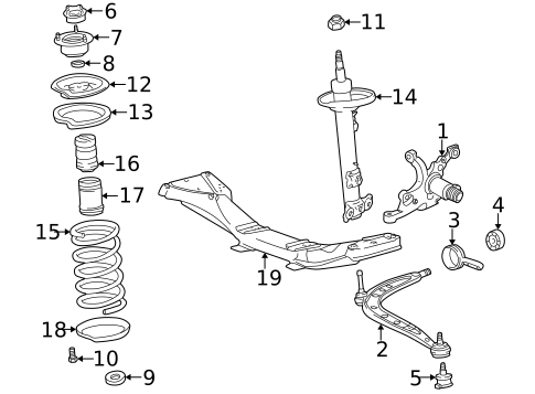 Suspension Components for 1998 BMW Z3 #0