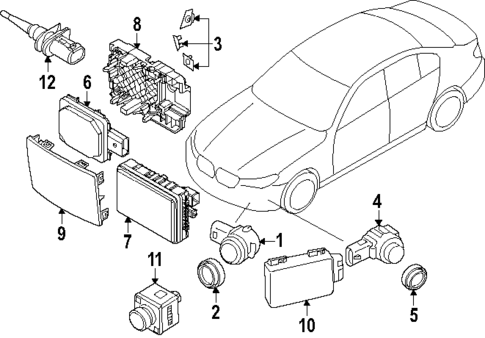 Electrical Components for 2024 BMW i5 #1