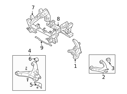Suspension Components for 2002 Mitsubishi Montero #0