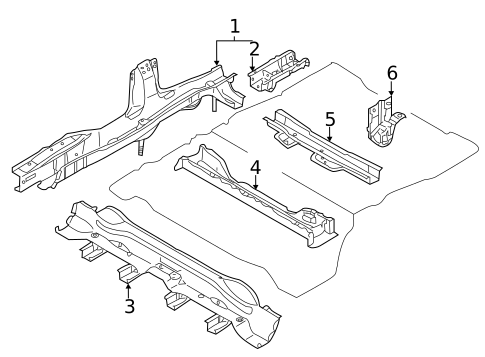 Floor Pan for 2012 Nissan Murano #2