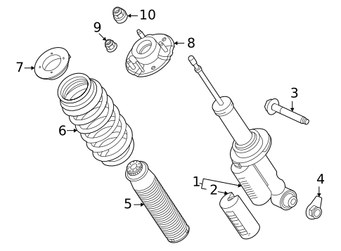 Shocks & Struts for 2022 Ford Bronco #1