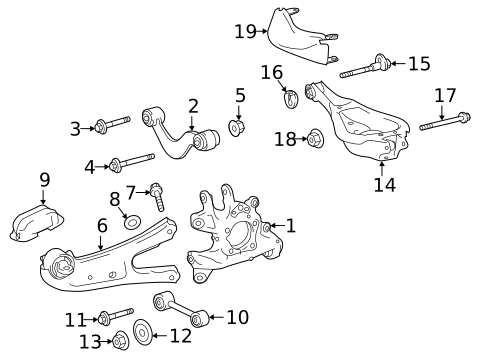Rear Suspension for 2025 Toyota Highlander #0