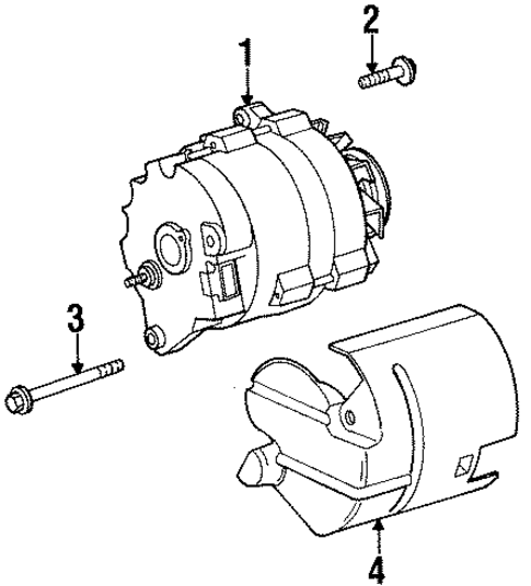 Alternator for 1998 Saturn SL #0