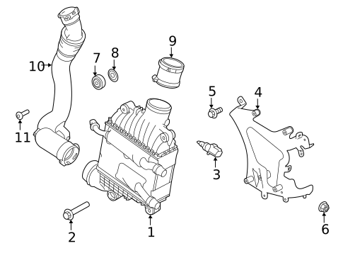 Intercooler for 2018 Land Rover Range Rover Velar #0