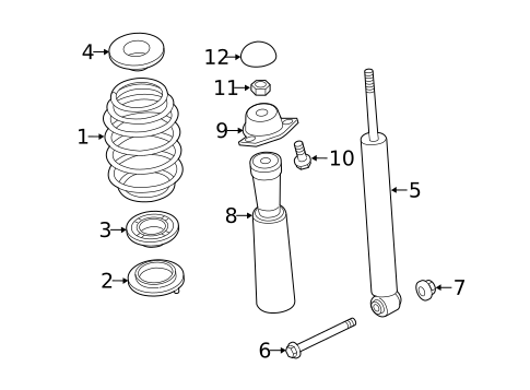 Suspension, Springs & Related Components for 2018 Audi A3 Sportback e-tron #1