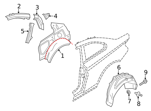 Inner Structure for 2020 BMW M240i #1