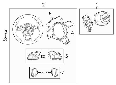 Steering Wheel & Trim for 2025 Audi A3 Quattro #0