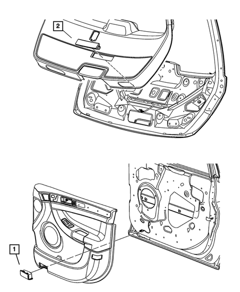 Lamps - Front, Rear and Courtesy for 2004 Chrysler Pacifica #3