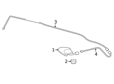 Antenna & Radio for 2012 Toyota FJ Cruiser #0
