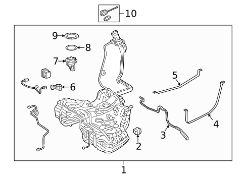 Fuel System Components for 2019 Mercedes-Benz S 560 #1