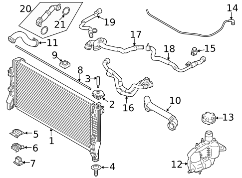 Oil Cooler for 2022 BMW X1 #1