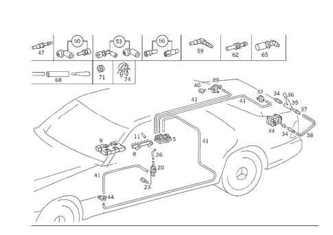 Central Locking System for 1984 Mercedes-Benz 500SEC #0