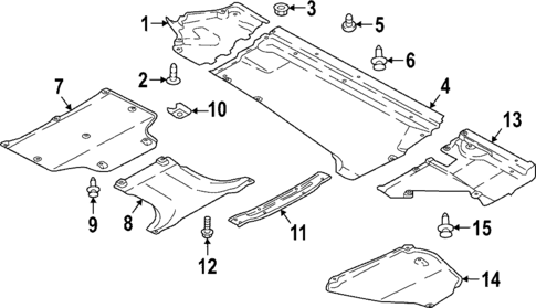 Under Cover & Splash Shields for 2023 Audi SQ5 Sportback #0