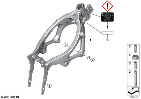 Motorcycle Frame for 2024 BMW-Motorrad F 900 GS #0