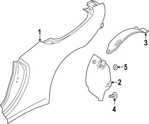 Quarter Panel & Components for 2022 Porsche 911 #0