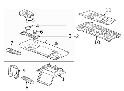 Entertainment System Components for 2017 Chevrolet Traverse #0